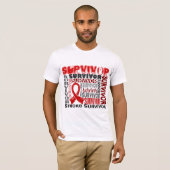 T-shirt Course du survivant 10 (Devant entier)
