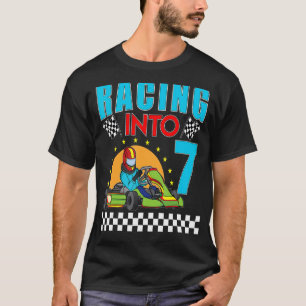 T-shirt Course en 7 Go Kart Racing Go Kart 7e anniversaire