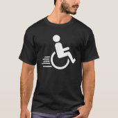 T-shirt Course en fauteuil roulant (Devant)