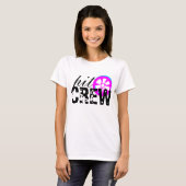 T-shirt Course Femme Rim Racing Voiture Pit Crew (Devant entier)