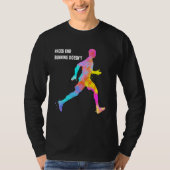 T-shirt Course Fin exécution Doesnt Citation Runner Dit Sl (Devant)