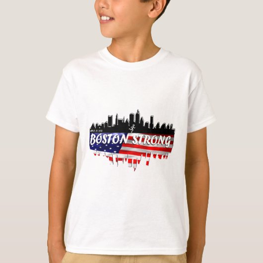 T-shirt Course forte de Boston (Devant)