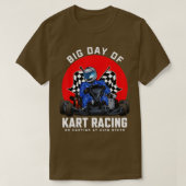T-shirt Course Kart GoKart Racer Course Hippodrome Gokart (Design devant)