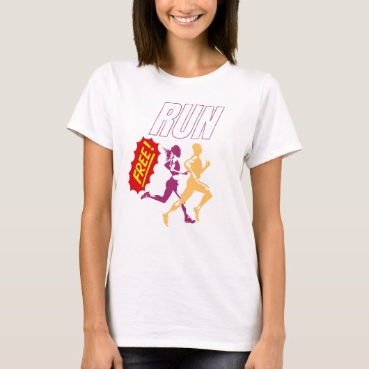 T-shirt course libre (Devant)