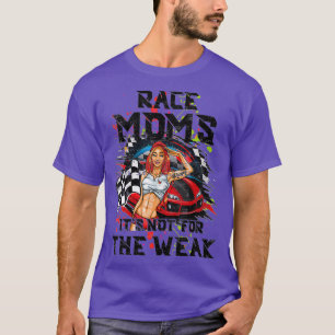 T-shirt Course Moms Racing Son Pas Pour La Vitesse Faible