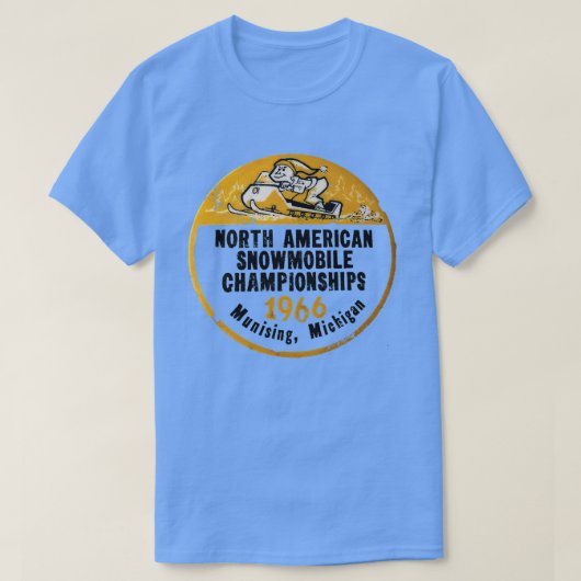 T-shirt Course motoneige (Design devant)