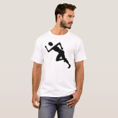 T-shirt Course - Noir (Devant entier)