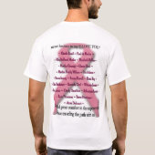 T-shirt Course pour le traitement (Dos)