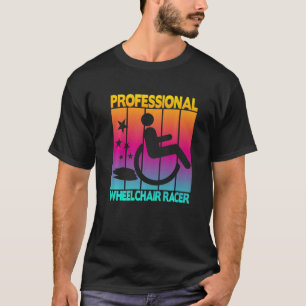 T-shirt Course professionnelle en fauteuil roulant Paraplé