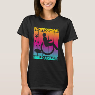 T-shirt Course professionnelle en fauteuil roulant Paraplé