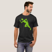 T-shirt Course - Vert Martien (Devant entier)