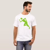 T-shirt Course - Vert Martien (Devant entier)