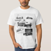 T-shirt Course vintage (Devant)