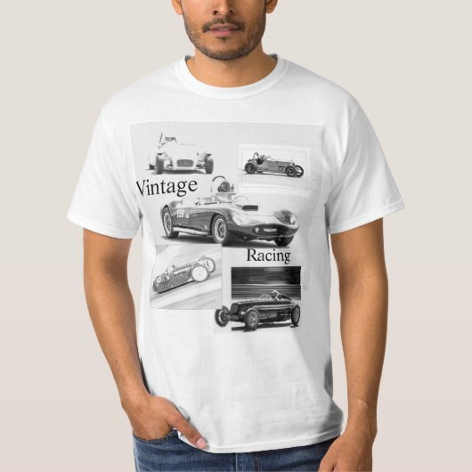 T-shirt Course vintage (Devant)