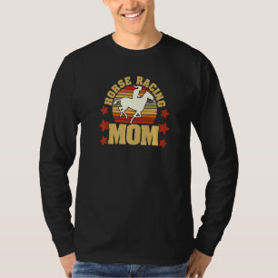 T-shirt Course vintage À Cheval Pour Un Équitation À Cheva