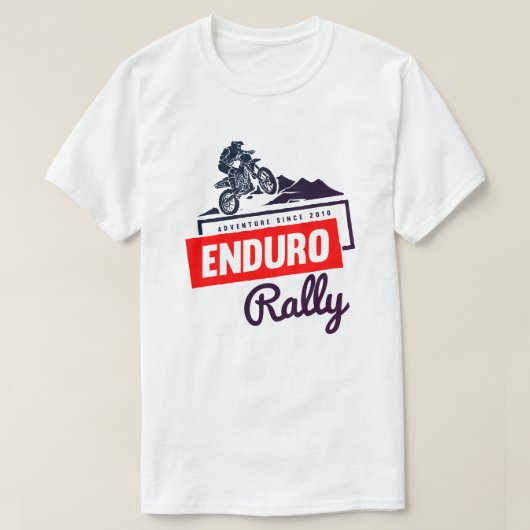 T-shirt Course vintage de moto (Design devant)