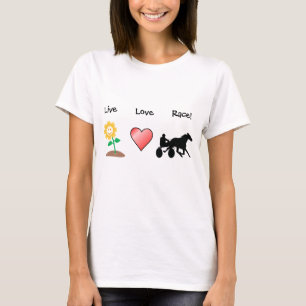 T-shirt Course vivante d'amour