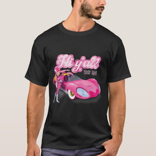 T-shirt Course Wacky Penelope Pitstop Hi Y'All (Devant)