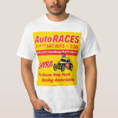 T-shirt COURSES AUTOMATIQUES ! Logo juste des speed-ways (Devant)
