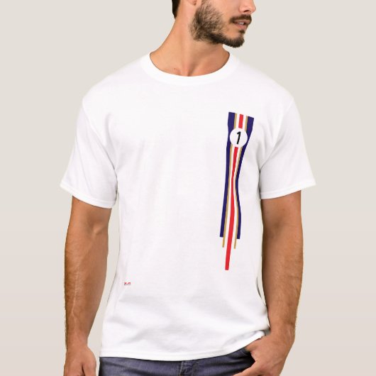 T-shirt Courses Automobiles Classiques Livery (Devant)