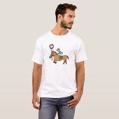 T-shirt Courses de chevaux (Devant entier)