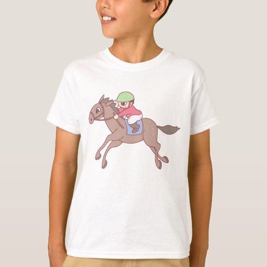 T-shirt Courses de chevaux. (Devant)