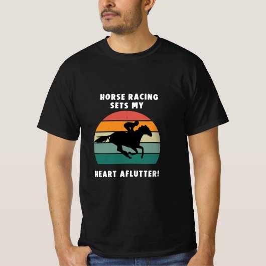 T-shirt Courses de chevaux (Devant)