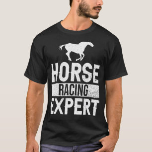 T-shirt Courses de chevaux Expert Fans de courses de cheva