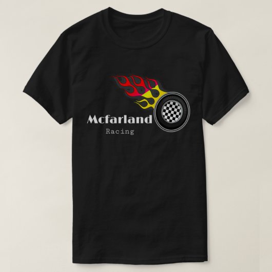 T-shirt Courses de Cleetus Mcfarland (1) (Design devant)