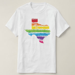T-shirt courses de couleur du Texas