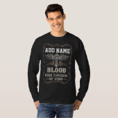T-SHIRT COURSES DE SANG PAR MON VIENS (Devant entier)