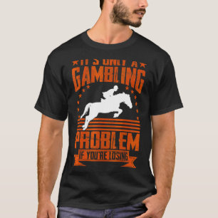 T-shirt Courses Hippique Pour Hommes Femmes Cavaliers
