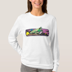 T-shirt Courses vertes de lanterne par l'espace