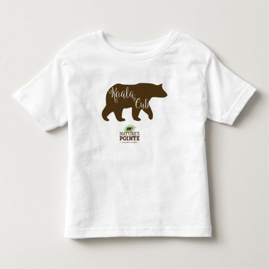 T-shirt court de douille de CUB de koala (Devant)