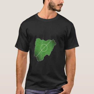 T-shirt Court de football américain du Nigeria