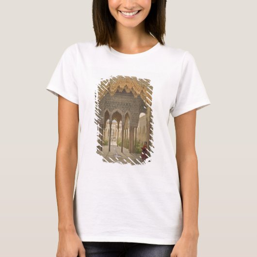 T-shirt Court of the Lions, the Alhambra, Grenade, 185 (Devant)