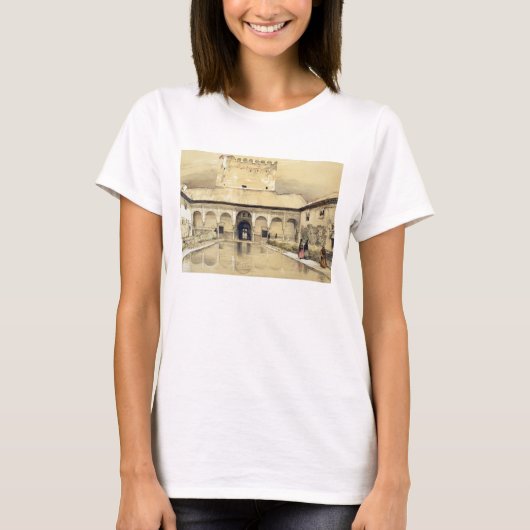 T-shirt Court of the Myrtles (Patio de los Arrayanes) et (Devant)