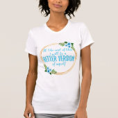 T-shirt courtes affirmations sur les rêves et les objectif (Devant)