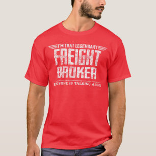 T-shirt Courtier de fret légendaire Imhat rétro