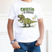 T-shirt Cousin-a-saurus Dinosaur Thème Anniversaire de enf