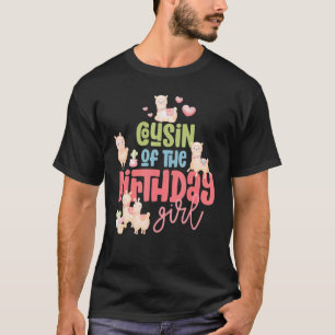 T-shirt Cousin Anniversaire Fête de la Llama Fête de la Ll
