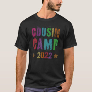 T-shirt Cousin Camp 2022 Grand-mère Grand-père Sleepaway S