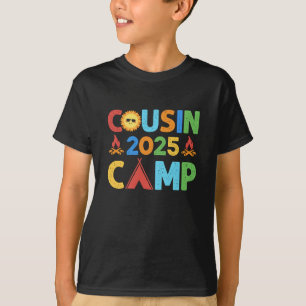 T-shirt Cousin Camp 2025 Camping Crew Summer Vacation Cous