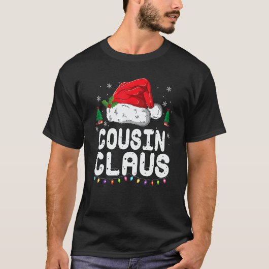 T-shirt Cousin Claus Christmas Pajama Family Matching Xma (Devant)