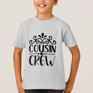 T-shirt Cousin Crew