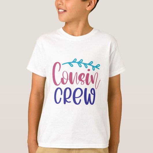 T-shirt Cousin Crew (Devant)