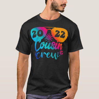 T-shirt Cousin Crew 2022 Summer Vacation Beach Matching Fa
