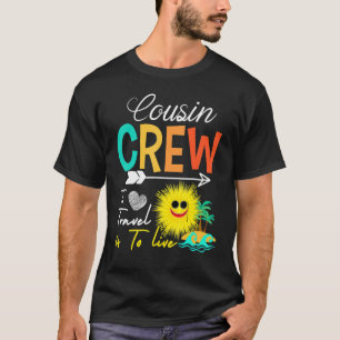T-shirt Cousin Crew 2023 Famille amis Voyage Été Vacati
