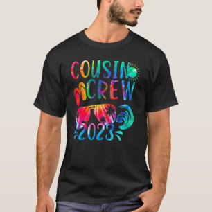 T-shirt Cousin Crew 2023 Pour Vacances D'Été Famille De Va
