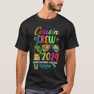 T-shirt Cousin Crew 2024 Réunion Familiale Rendre Des Souv